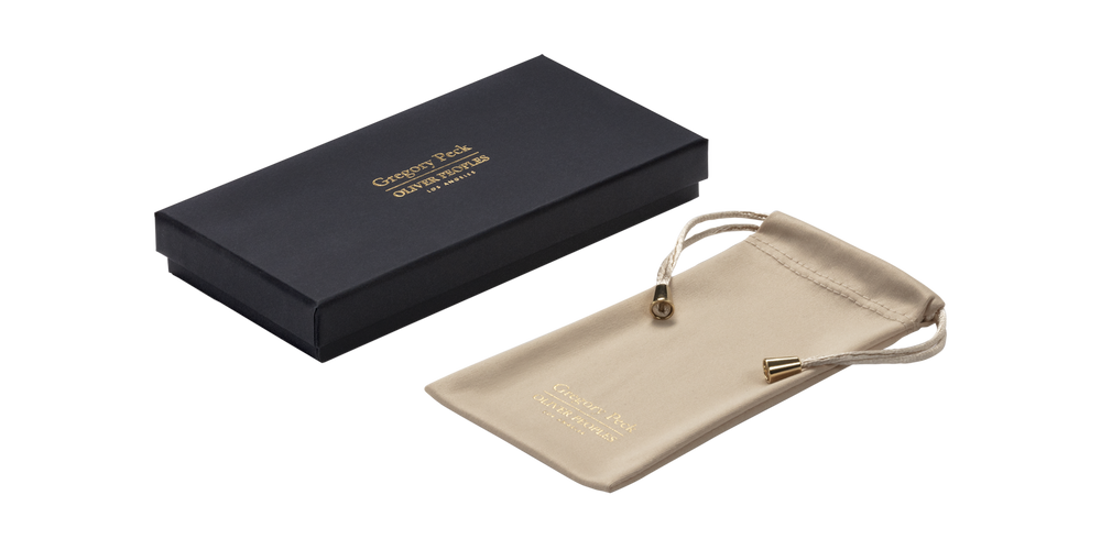 Oliver Peoples Gregory Peck Clip avec une monture Argent et des verres Bleu - image 8